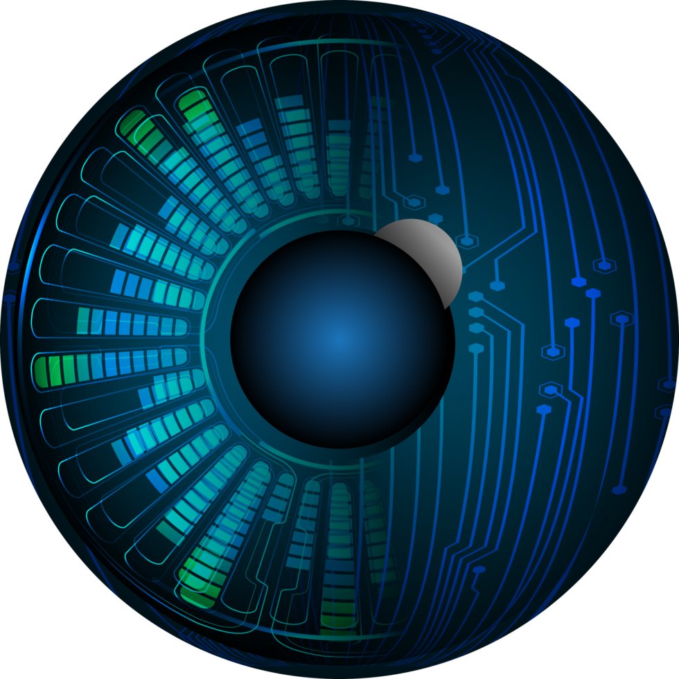 Modern Technology Eye Crop-out png