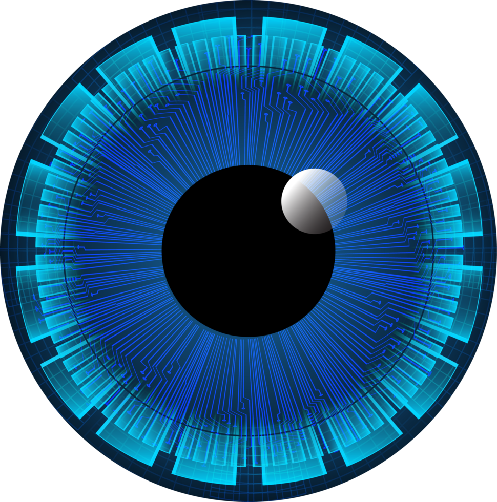Modern Technology Eye Crop-out png