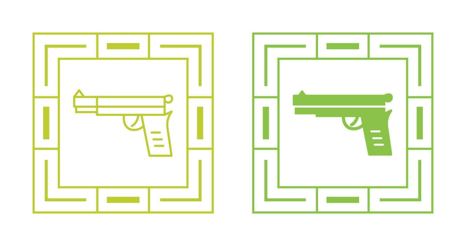 Pistol Vector Icon