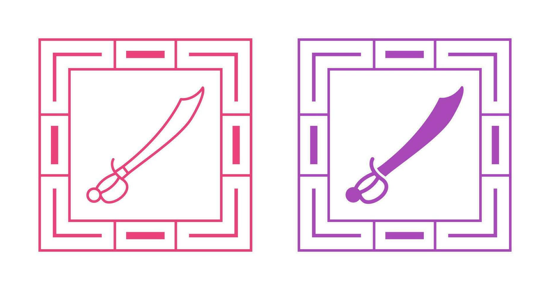 Pirate Sword Vector Icon