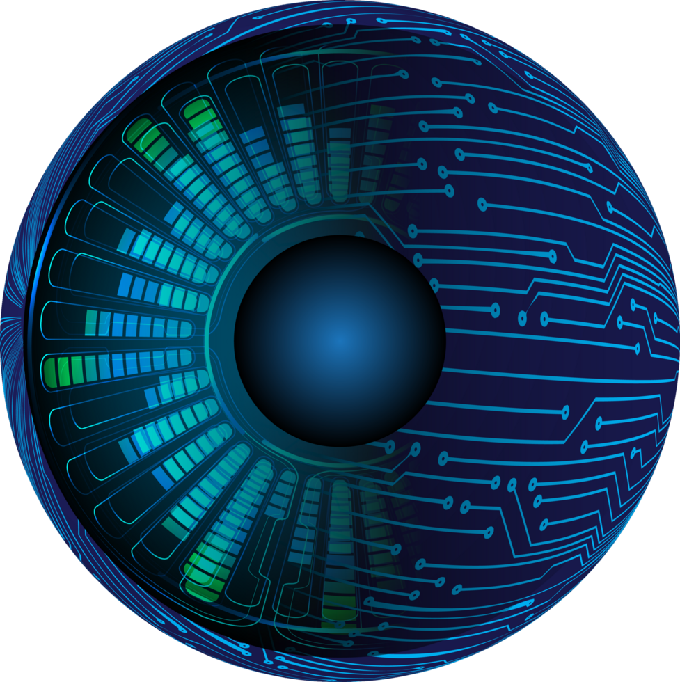 Modern Technology Eye Crop-out png