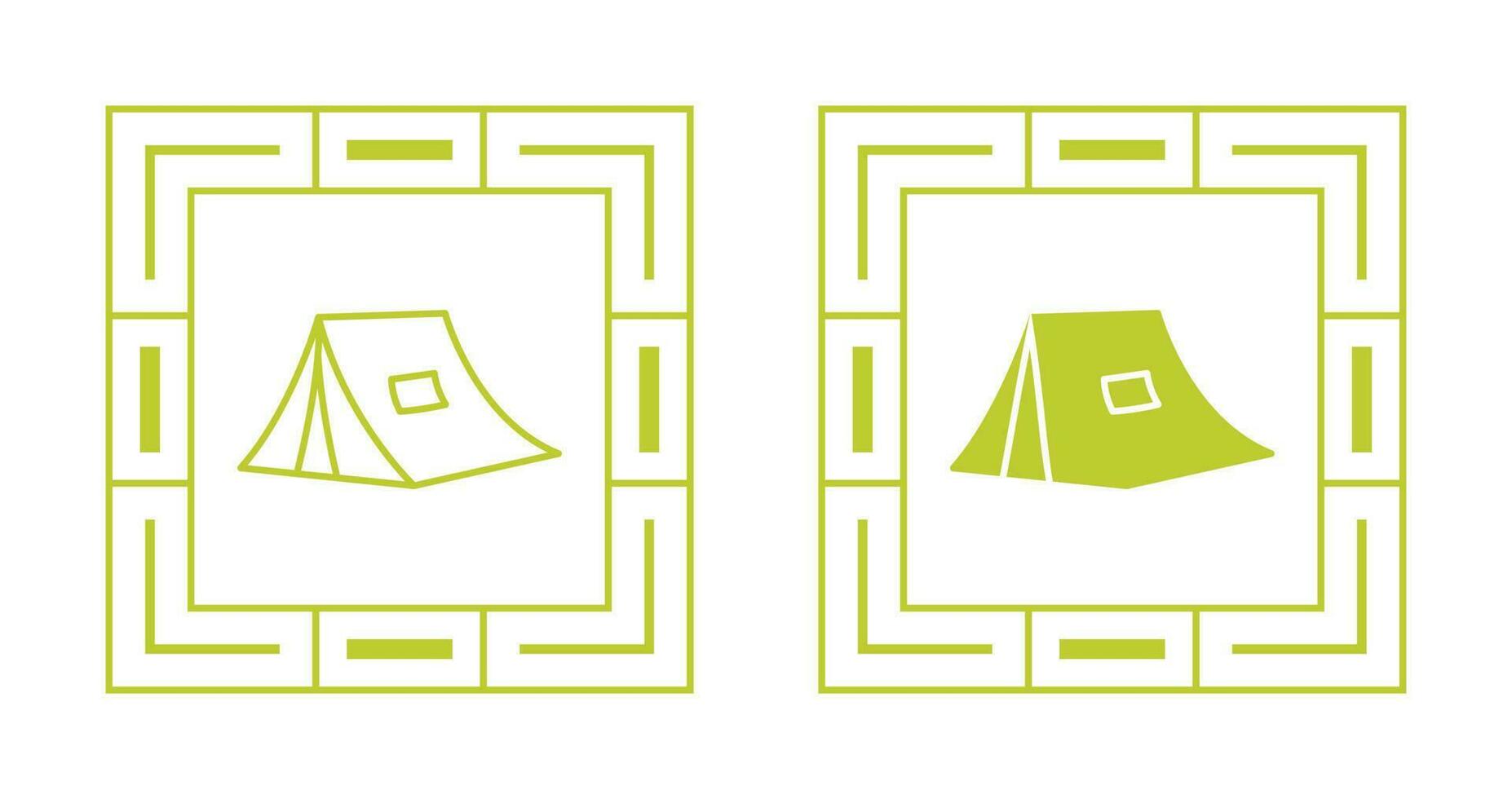 Tent Vector Icon