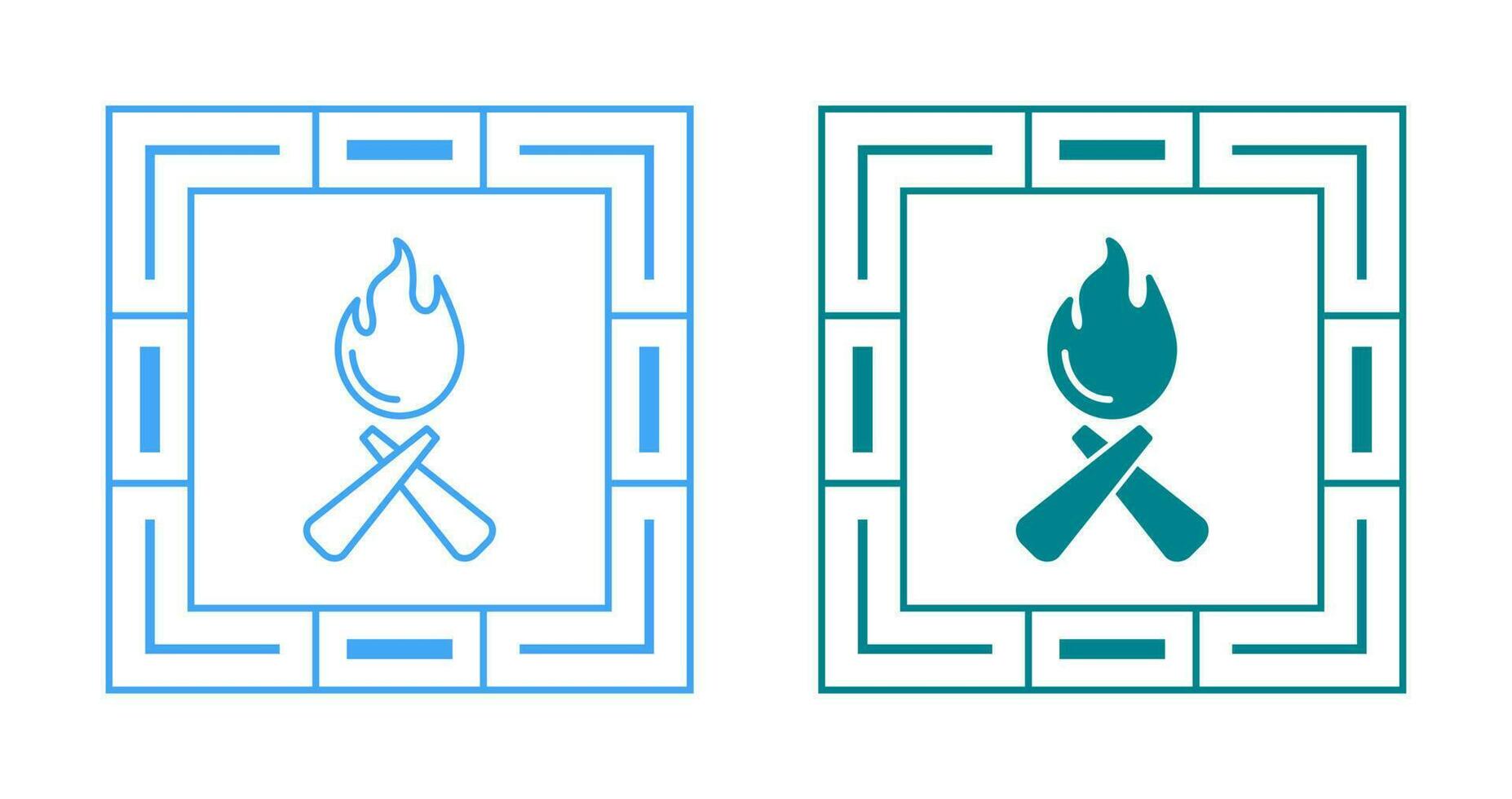 icono de vector de fuego