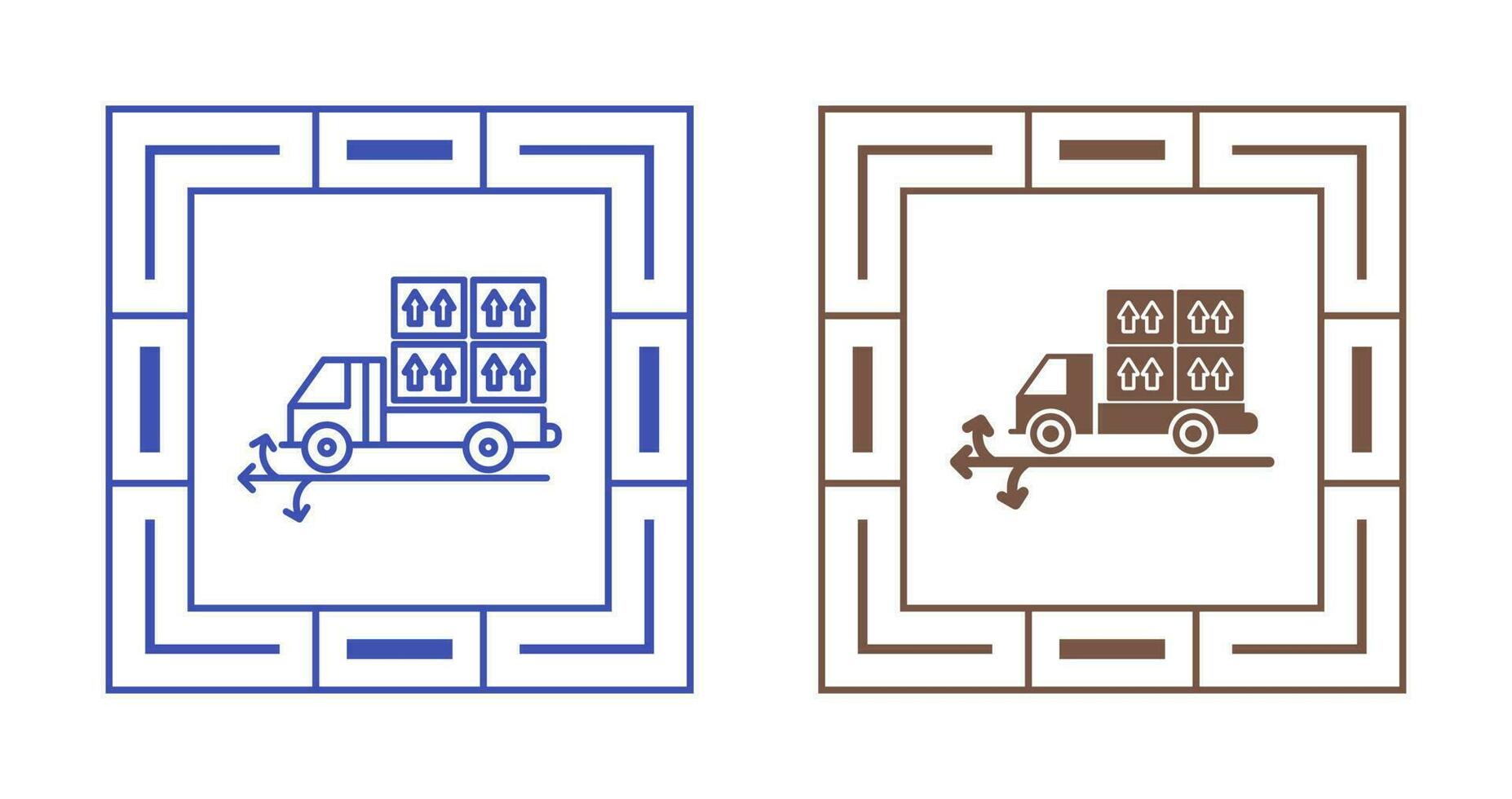 Multiple Delivery Points Vector Icon