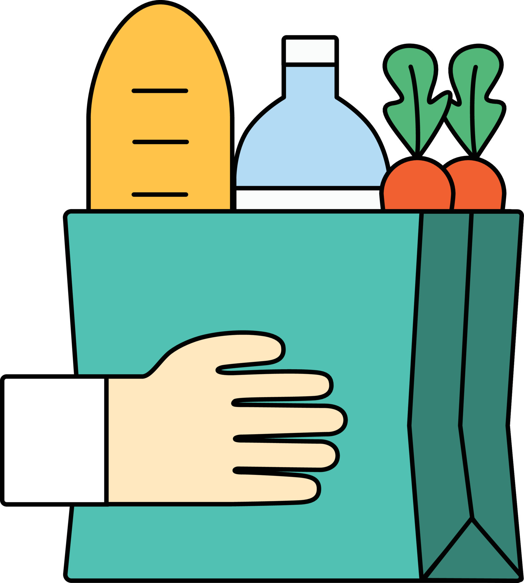 Food Delivery Illustration 23663502 Vector Art at Vecteezy