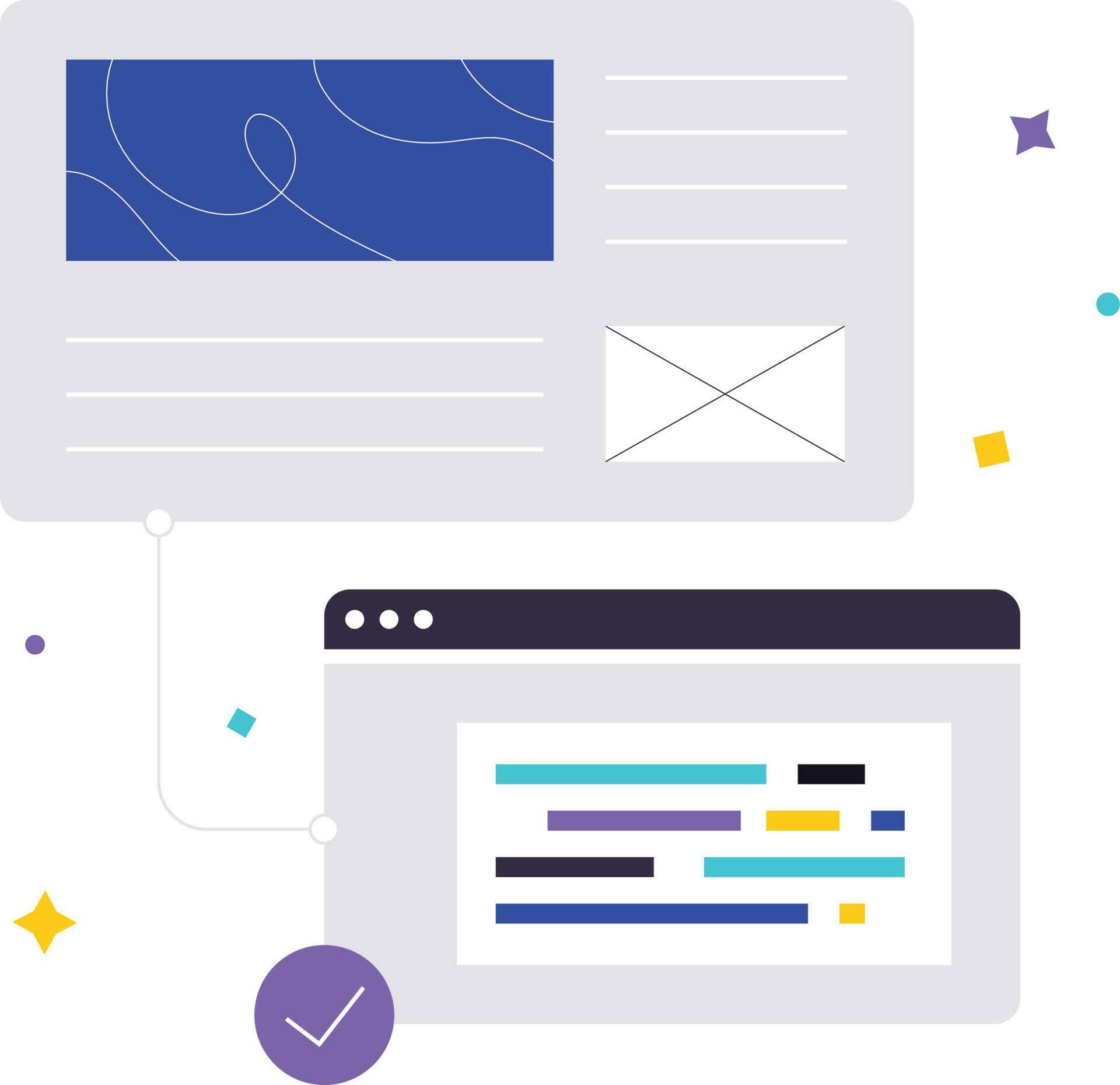 Structuring Flat Illustration 23663522 Vector Art at Vecteezy