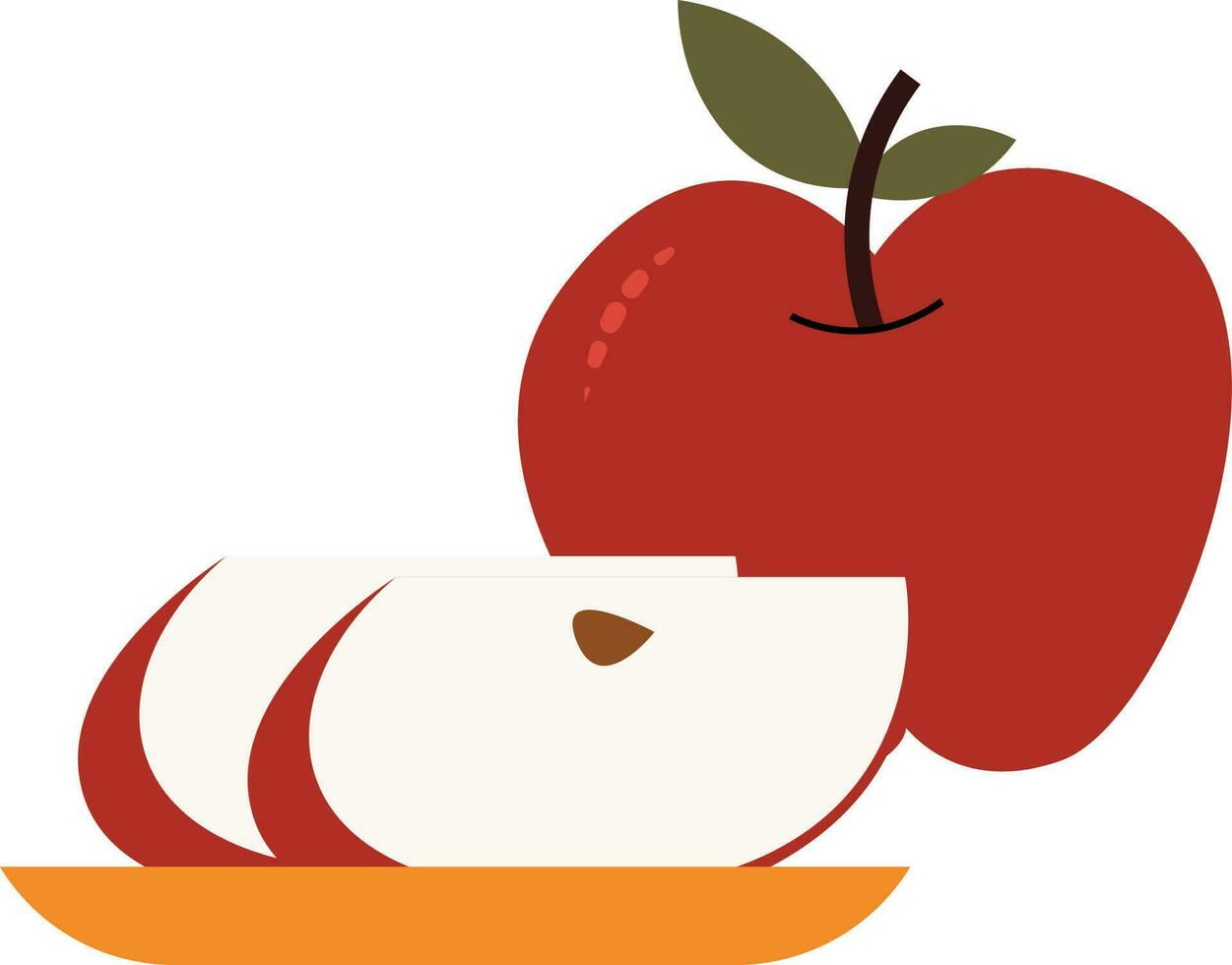 Apple Flat Icon vector