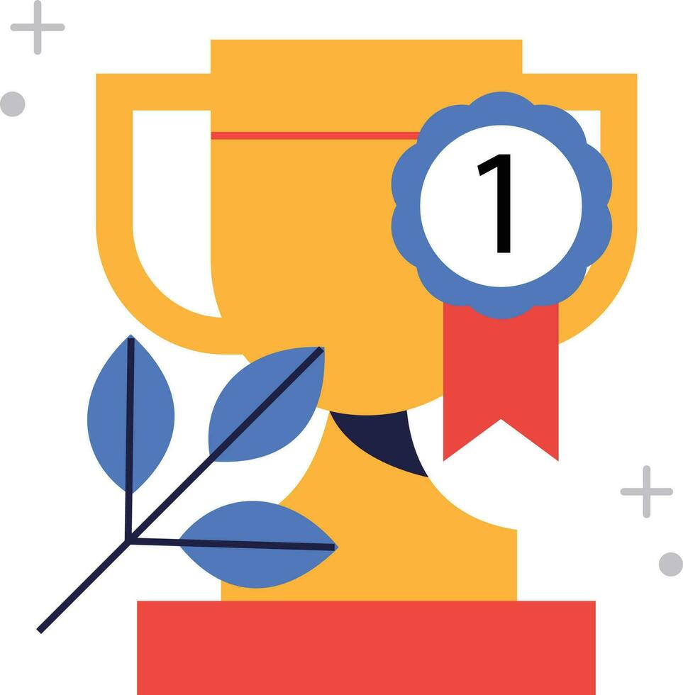 Winner Flat Illustration vector