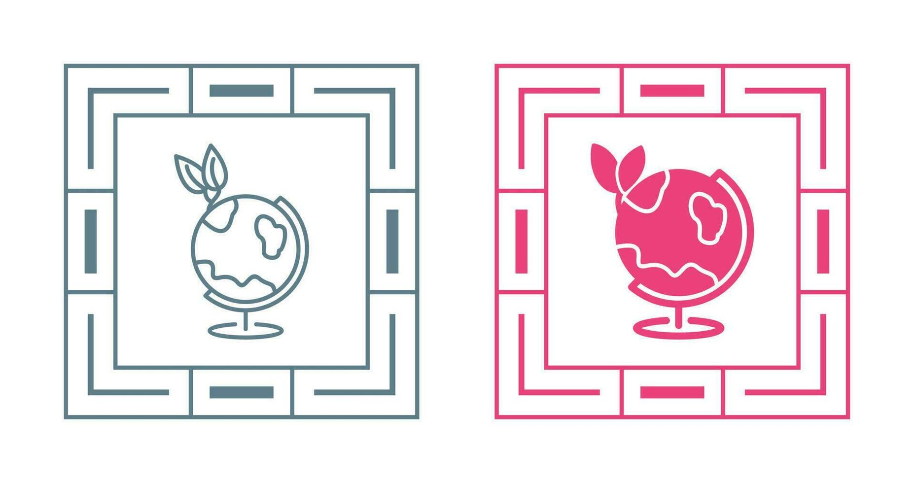 Eco friendly World Vector Icon