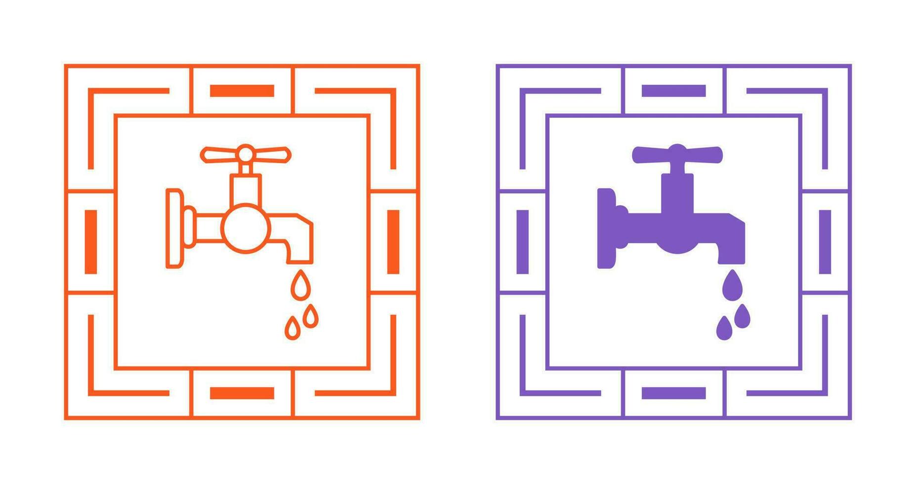 Water Tap Vector Icon