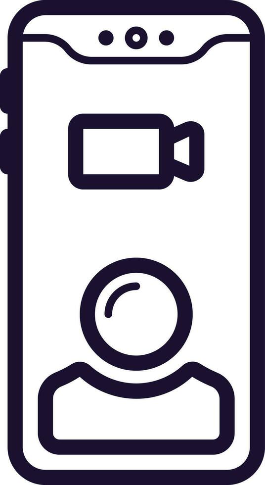 camera facetime record vector
