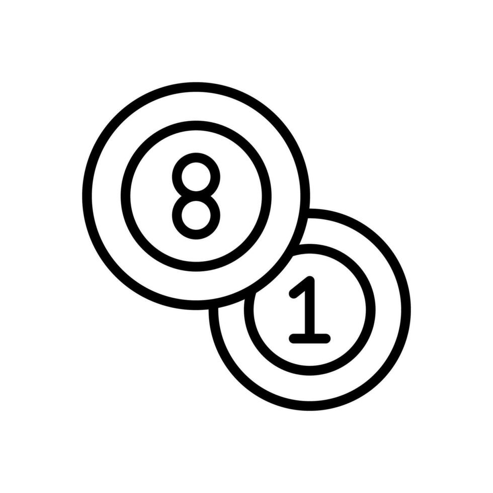 billiard icon for your website, mobile, presentation, and logo design. vector