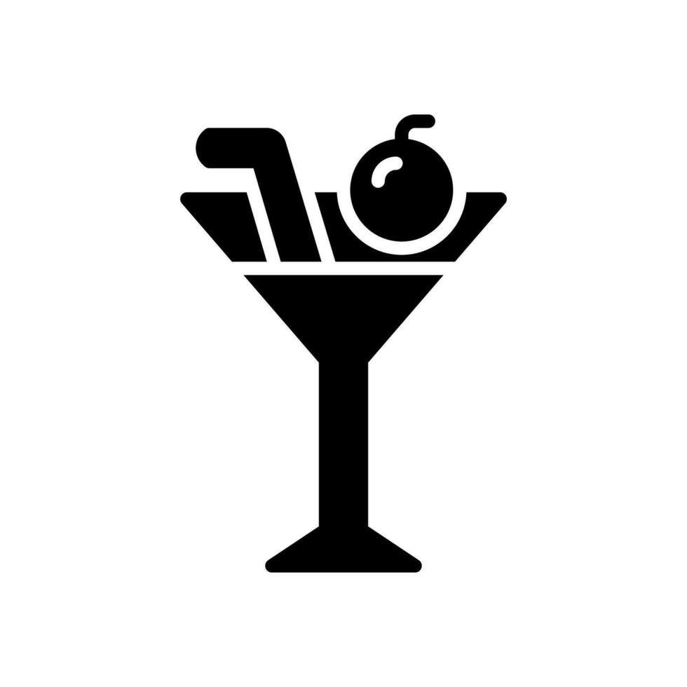 cocktail icon for your website, mobile, presentation, and logo design. vector