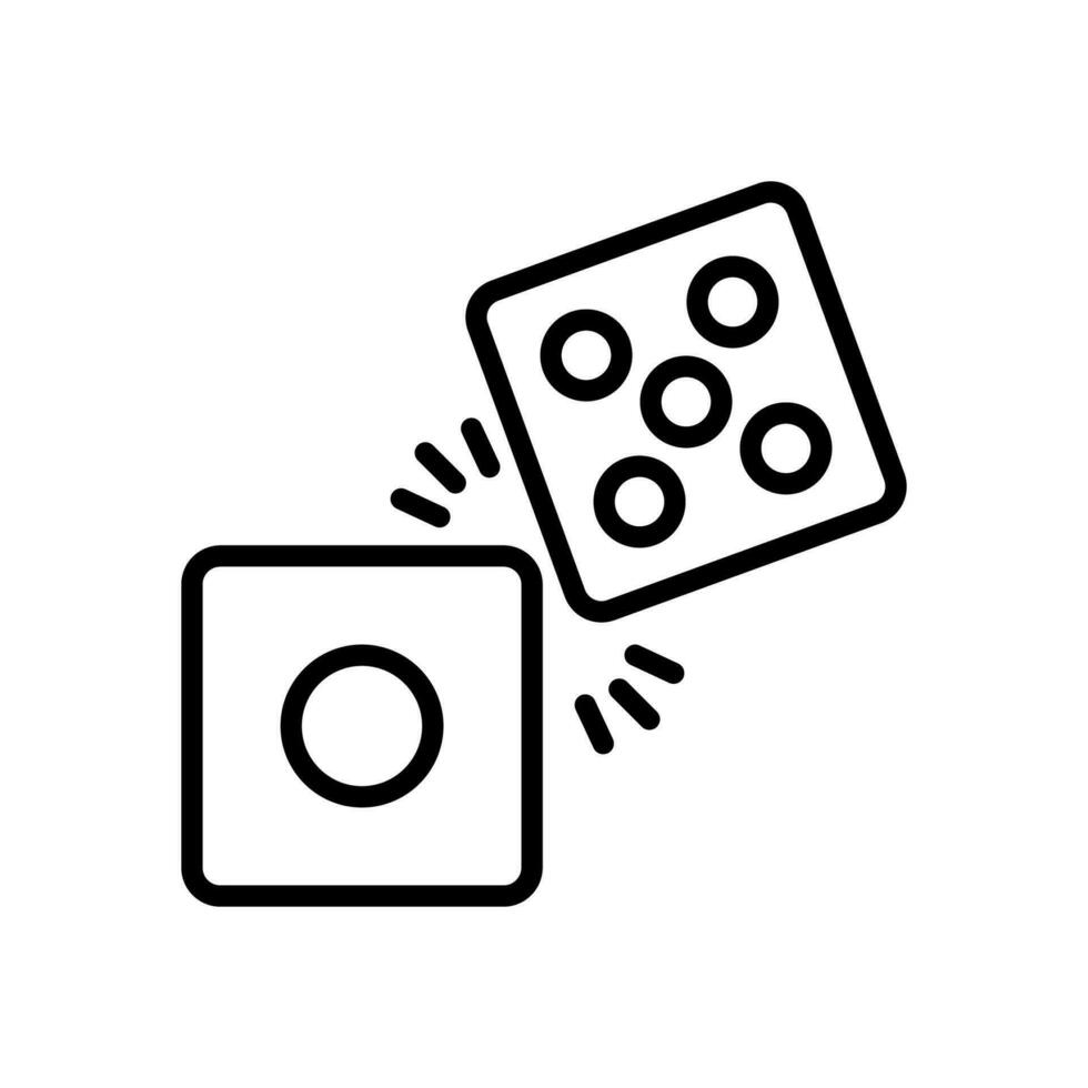 dices icon for your website, mobile, presentation, and logo design. vector