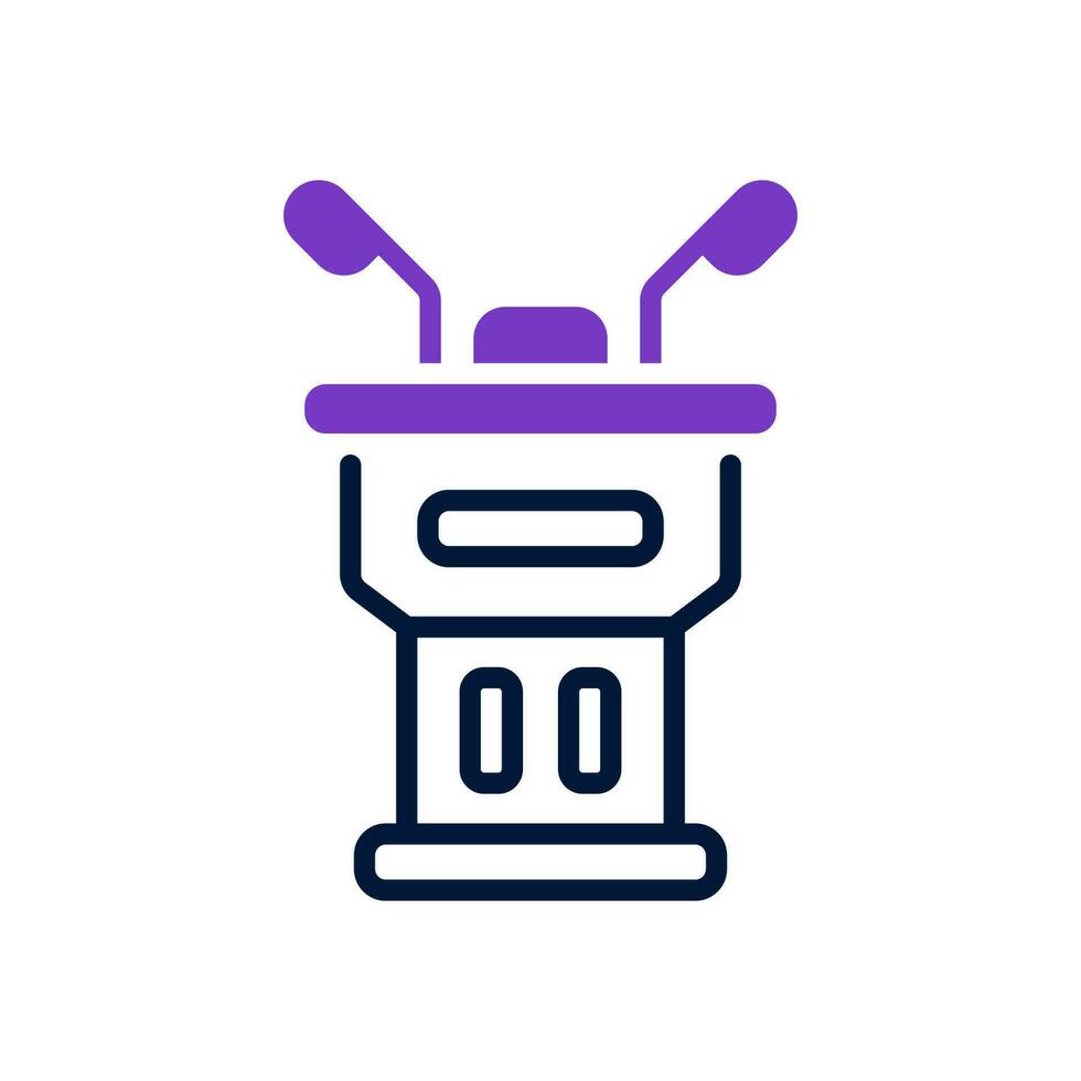 podium icon for your website, mobile, presentation, and logo design. vector