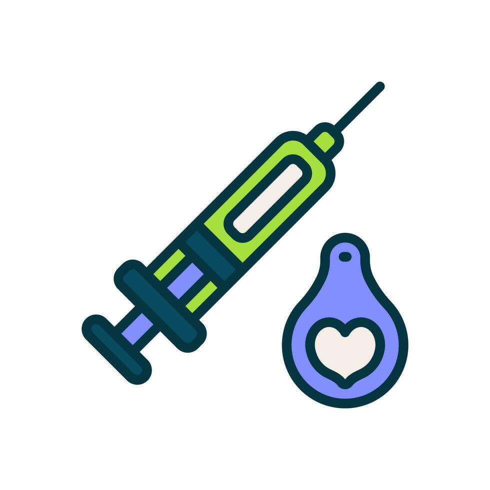 vaccine icon for your website, mobile, presentation, and logo design. vector