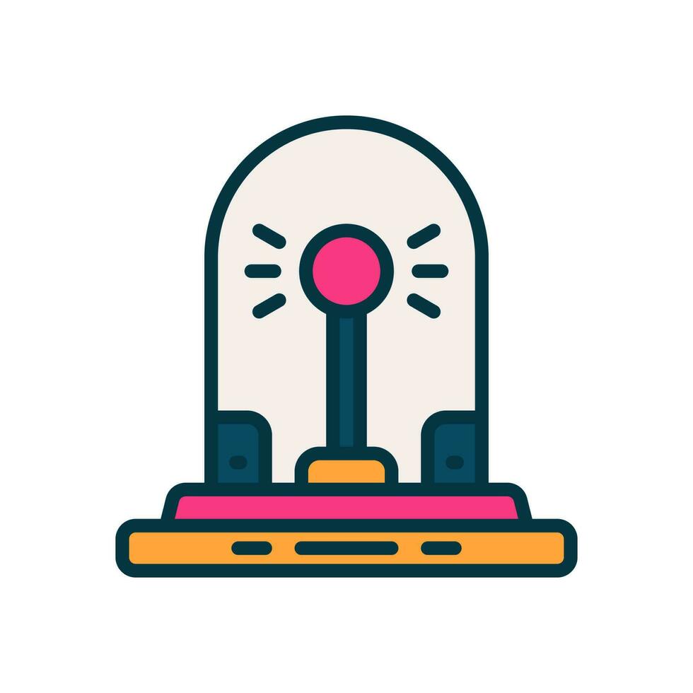 icono de alarma para su sitio web, móvil, presentación y diseño de logotipo. vector