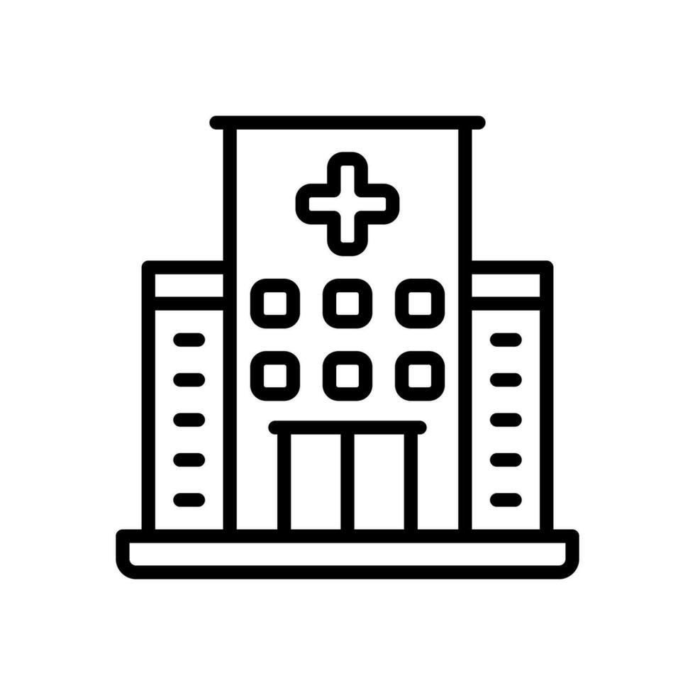 hospital icon for your website, mobile, presentation, and logo design. vector