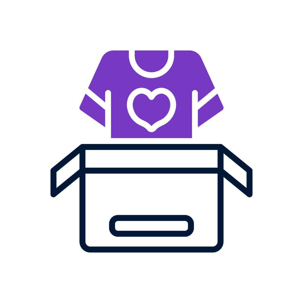 ropa donación icono para tu sitio web, móvil, presentación, y logo diseño. vector