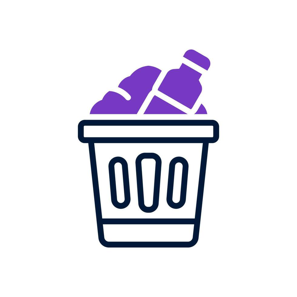 trash icon for your website, mobile, presentation, and logo design. vector