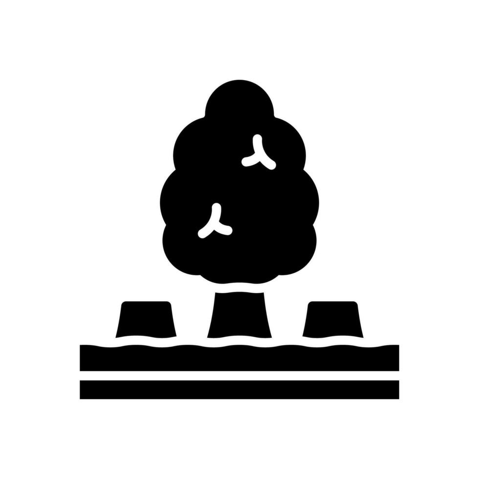 deforestation icon for your website, mobile, presentation, and logo design. vector