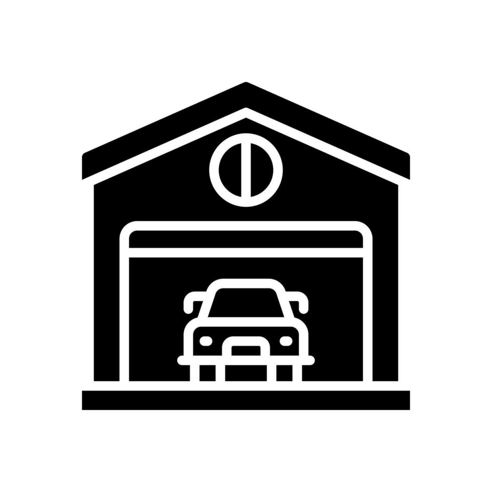 garage icon for your website, mobile, presentation, and logo design. vector