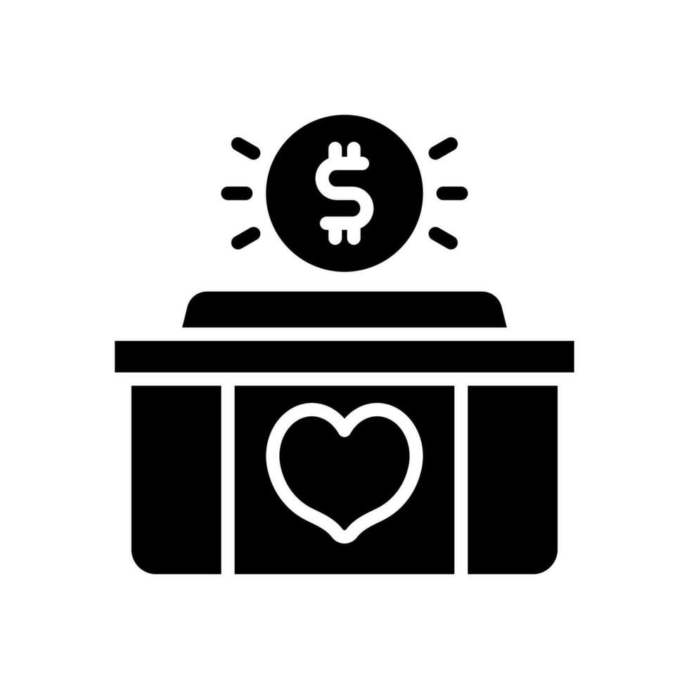 donation icon for your website, mobile, presentation, and logo design. vector