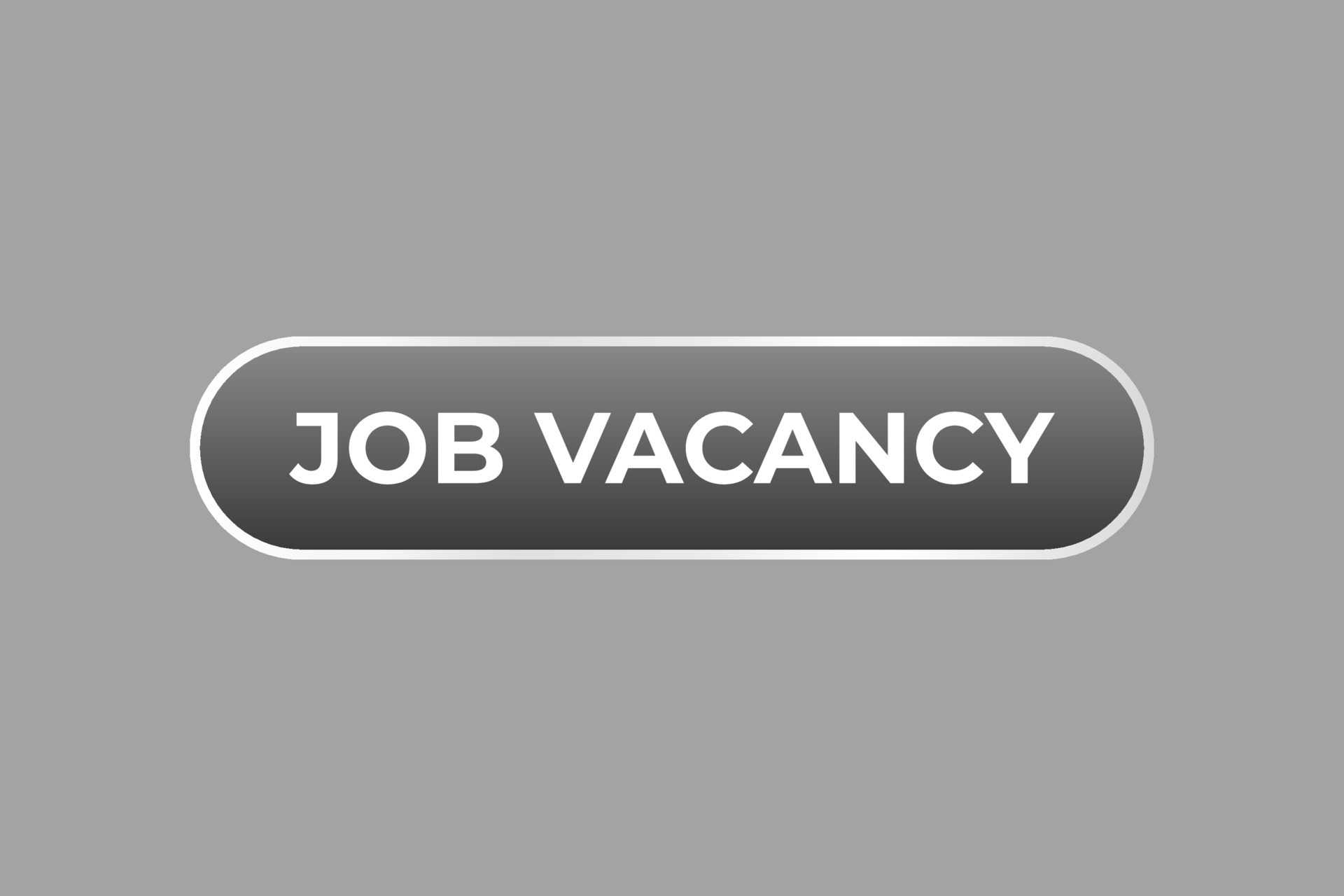 Job Vacancy Button. Speech Bubble, Banner Label Job Vacancy 23665616