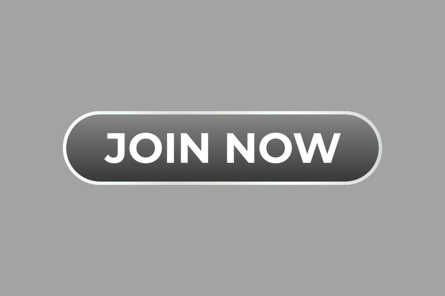 Join Now Button. Speech Bubble, Banner Label Join Now vector