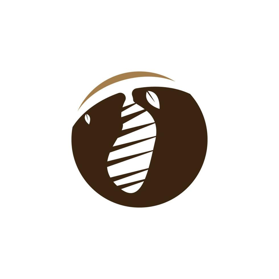 Cocoon logo vector illustration design template