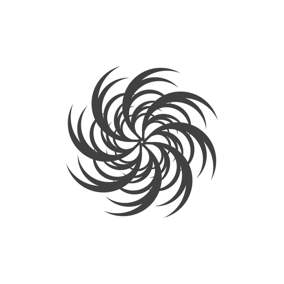 Vortex vector design illustration icon logo template