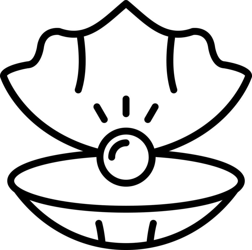 Clam Vector Icon Design