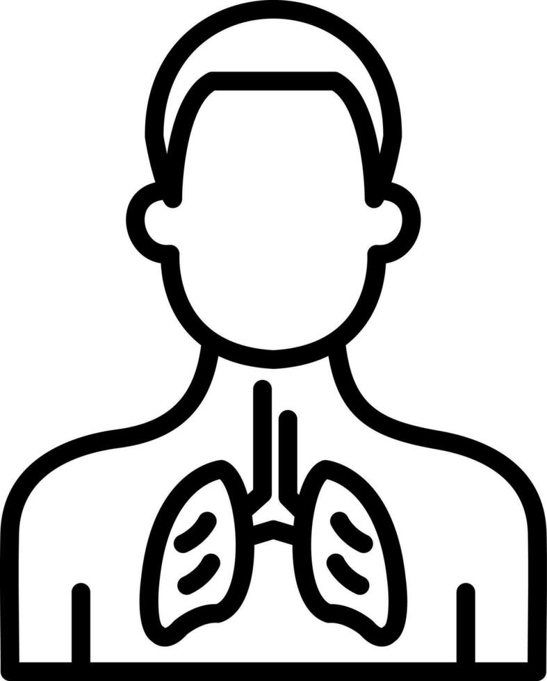 Asthma Vector Icon Design