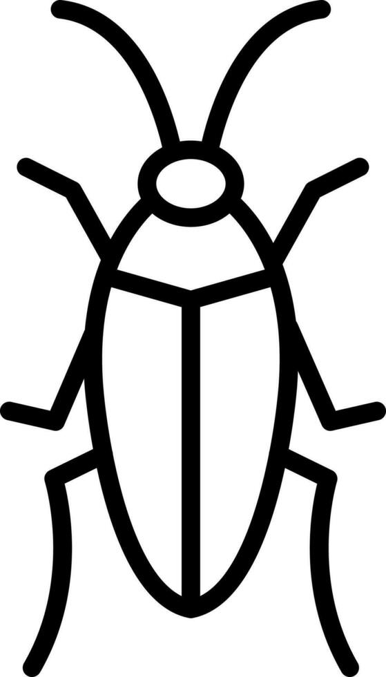 Cockroach Vector Icon Design