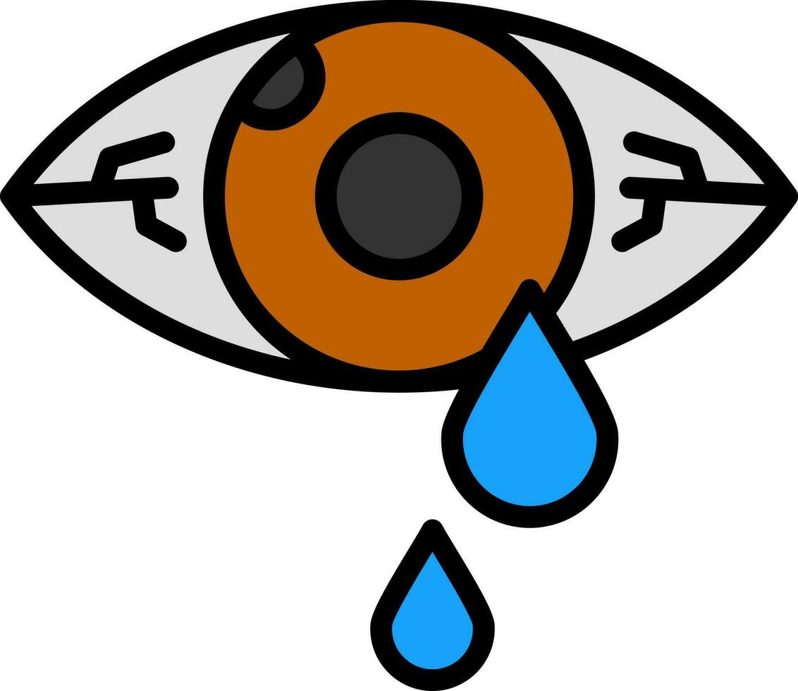 diseño de icono de vector de conjuntivitis