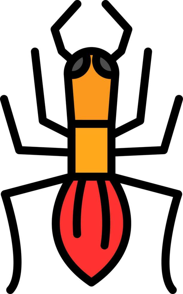 diseño de icono de vector de insecto