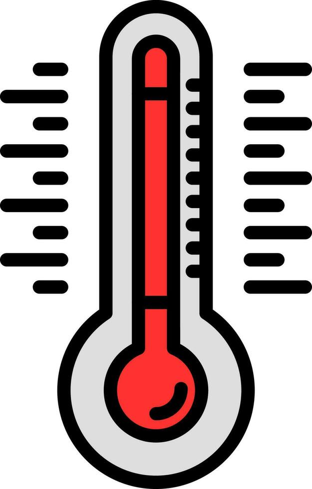 Thermometer Vector Icon Design