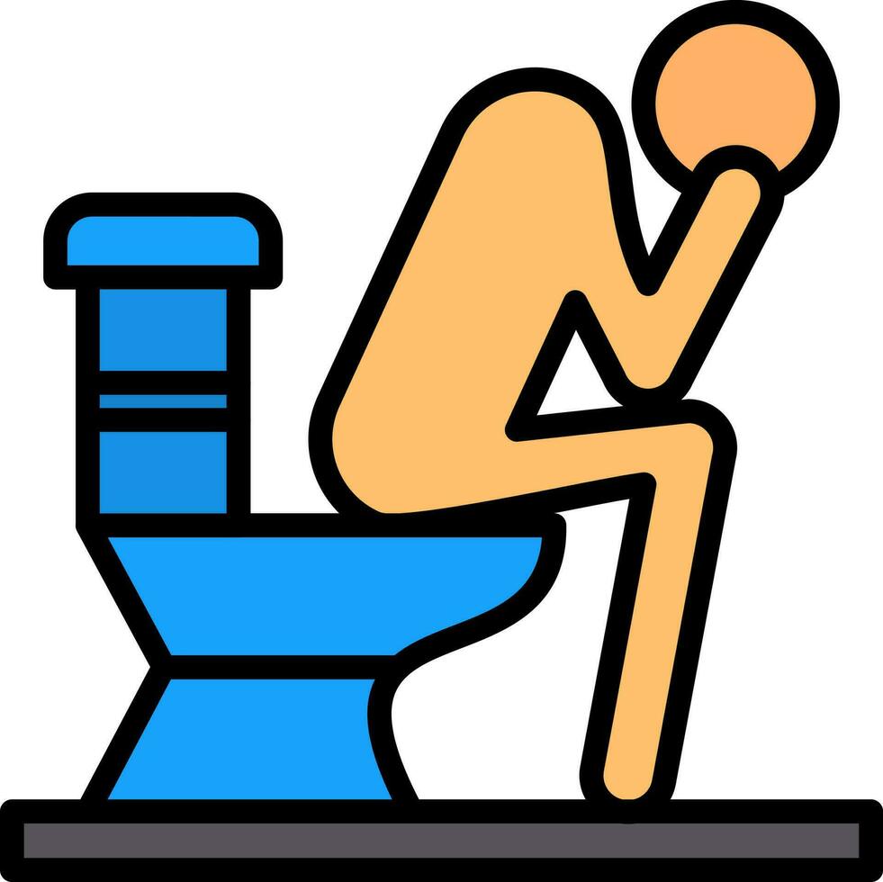 Diarrhea Vector Icon Design