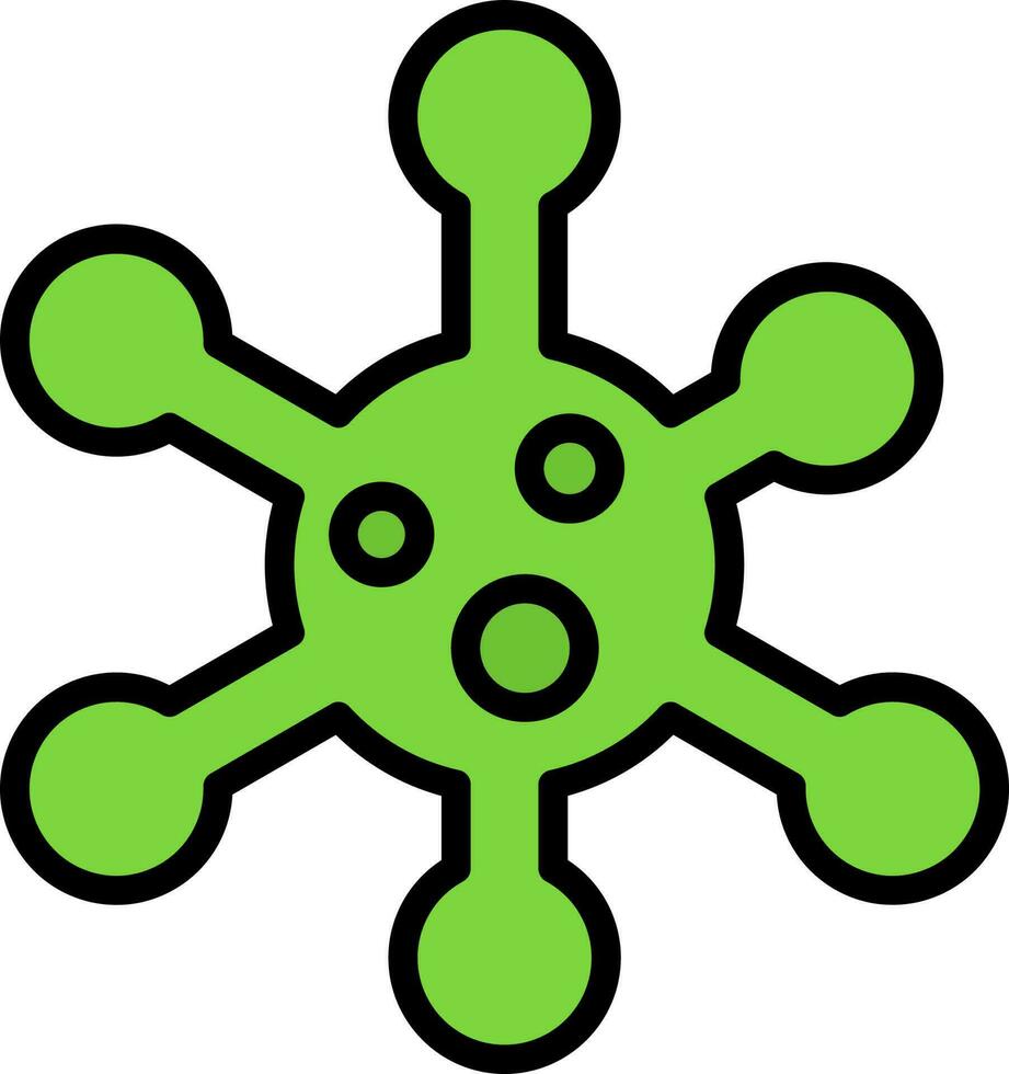 Bacteria Vector Icon Design