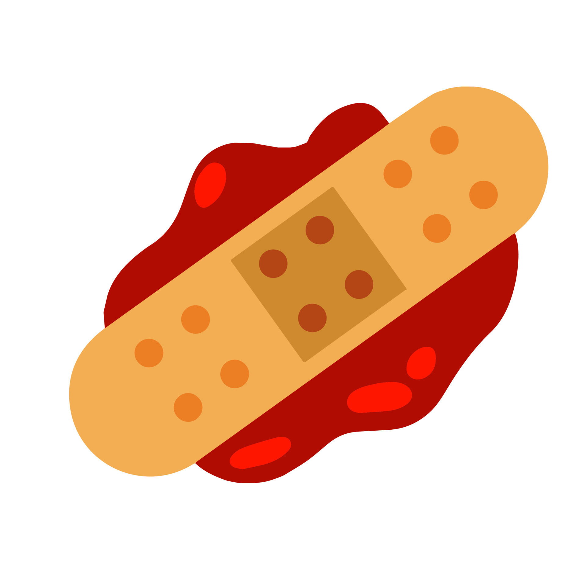 Bandage. Treatment of injury. Medical band aid. Cut with blood. Stopping  the bleeding. Flat illustration isolated on white 23669342 Vector Art at  Vecteezy