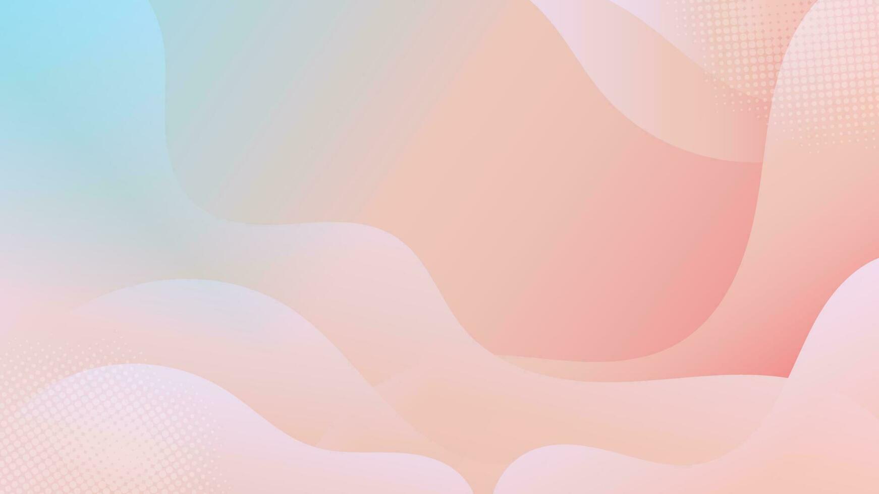 Abstract Gradient pink blue liquid Wave Background vector