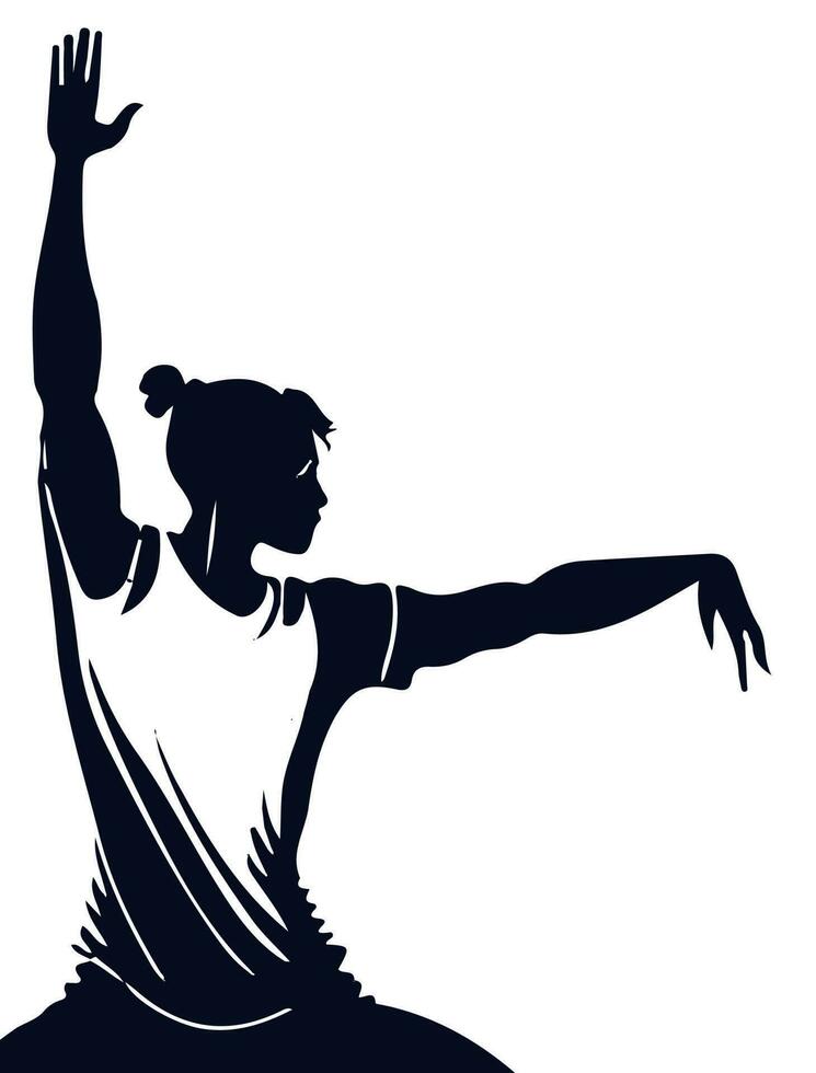 international yoga day vector illustration with copy space for your text