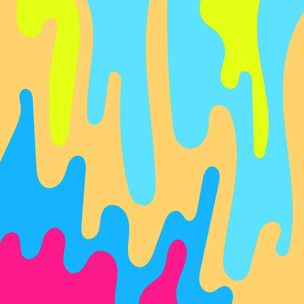 Colorful Groovy background design concept, abstract background vector