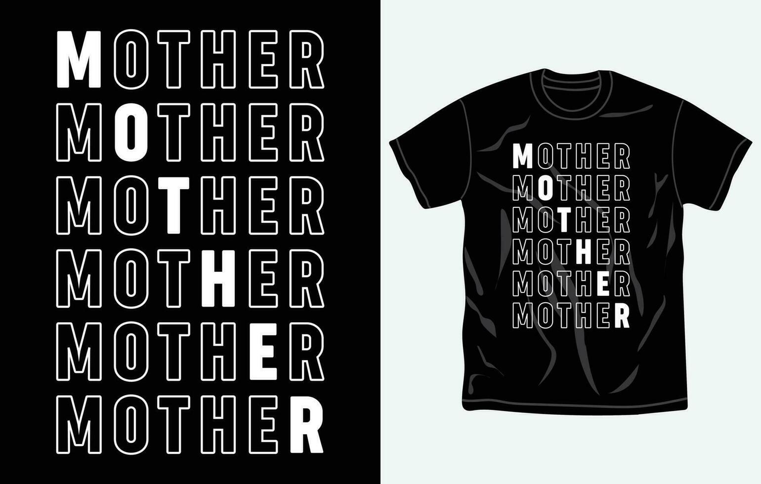 Mothers day t-shirt design, quotes, Mom t-shirt, typography tshirt vector Graphic, Fully editable and printable vector template.