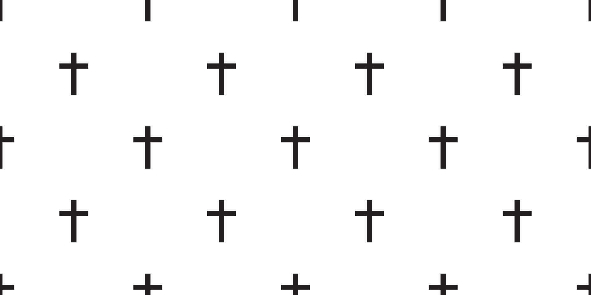 christian cross seamless pattern Halloween vector crossbone Ghost poison tile background scarf isolated repeat wallpaper