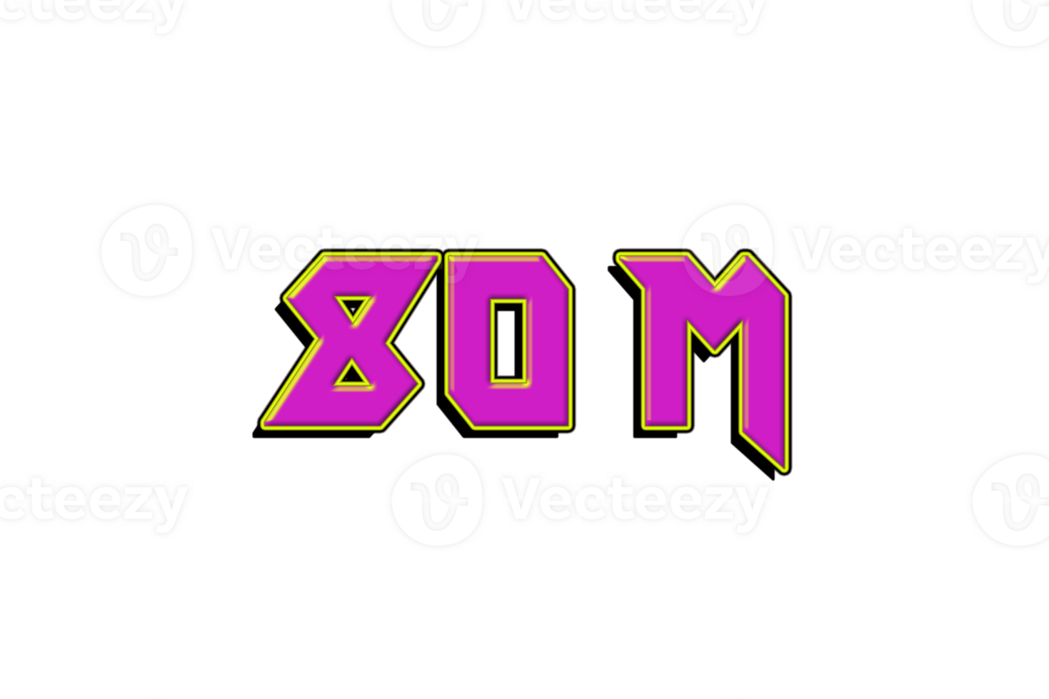 80 Million Subscribers Celebration Greeting Number With Game Design 23671961 Png 80 Million Subscribers Celebration Greeting Number With Game Design 23671961 Png