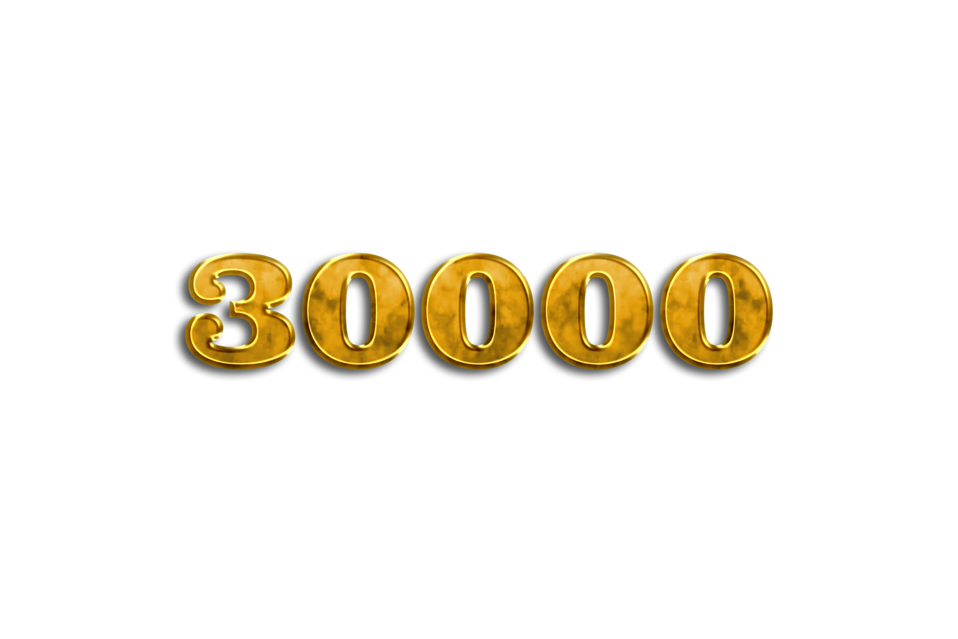 30000 Subscribers Celebration Greeting Number With Golden Design 30000-subscribers-celebration-greeting-number-with-golden-design