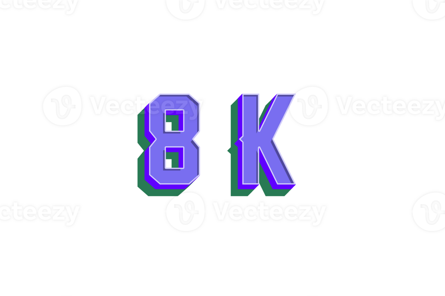 8 k subscribers celebration greeting Number with vintage design png