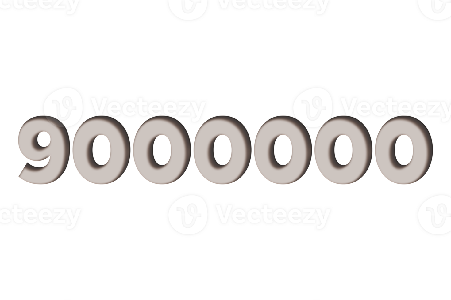 9000000 subscribers celebration greeting Number with marble engraved design png