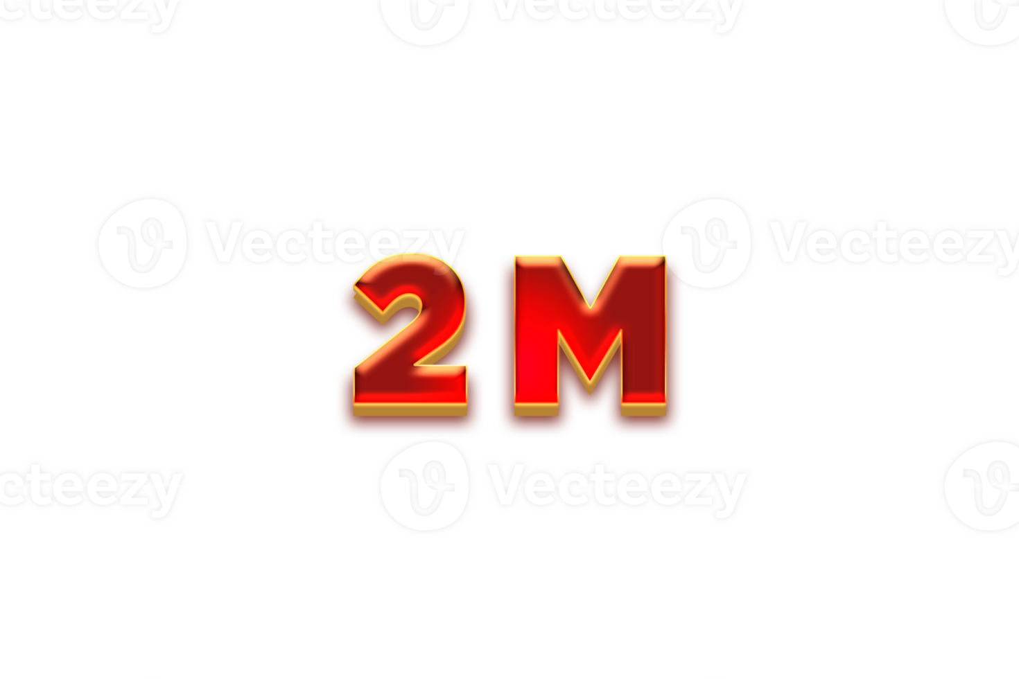 2 million subscribers celebration greeting Number with fruity design png